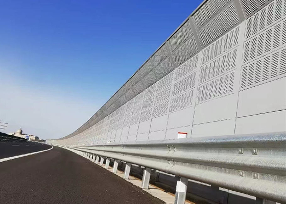 Good price Barrera de aluminio del ruido del relleno del algodón del panel de la carretera para la absorción del ruido en línea