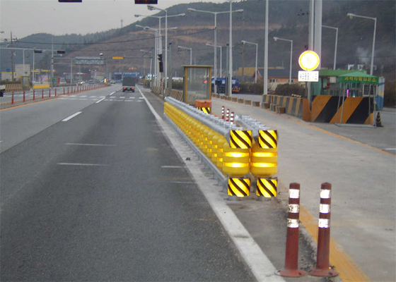 comprar Seguridad vial barrera de seguridad de rodillos de tráfico tambor barril barrera de protección barrera anti-choque online manufacture