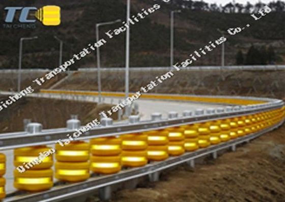 comprar Seguridad giratoria del tráfico de la PU de EVA de la curva del rodillo de la barandilla plástica del camino anticolisión online manufacture