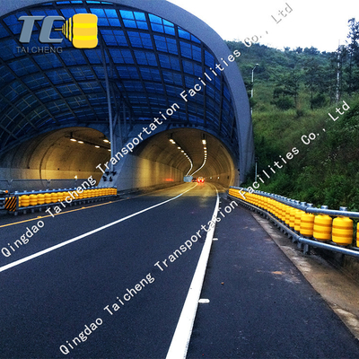 Seguridad de la velocidad del tráfico en la carretera Barrera de choque rodante para barandillas