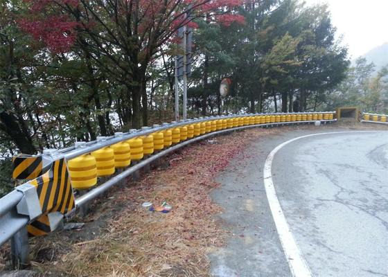 Seguridad del tráfico en la carretera EVA Baldes de barrera rodante Barrera de protección contra choques