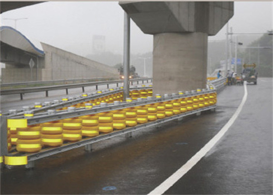 Barrera del balanceo de EVA Roller System Guardrail Crash de la calzada de la seguridad de tráfico