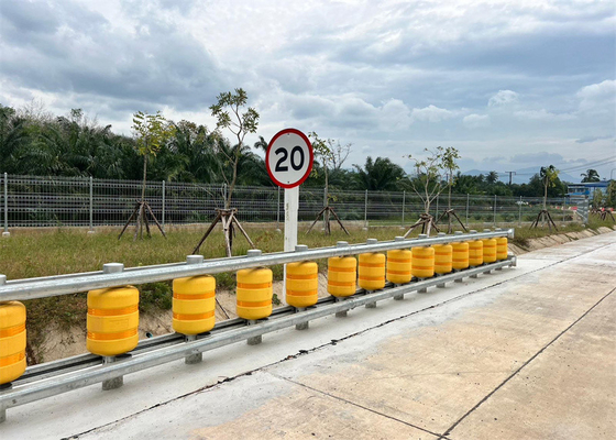 Good price Barrera de seguridad de rodillos flexible de plástico para el tráfico en línea