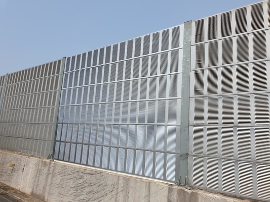 Barrera de ruido personalizable de 50 cm hecha de acero galvanizado / bobina de aluminio