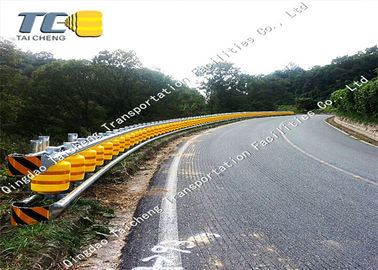 Good price Marco de intensidad alta de la galvanización de la inmersión caliente de la barrera Q235 del rodillo de la seguridad vial en línea