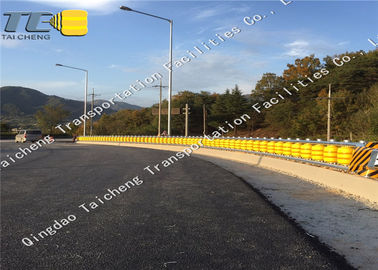 Good price Resistencia a la corrosión amarilla durable de la barrera del camino del balanceo de EVA para la mejora del camino en línea