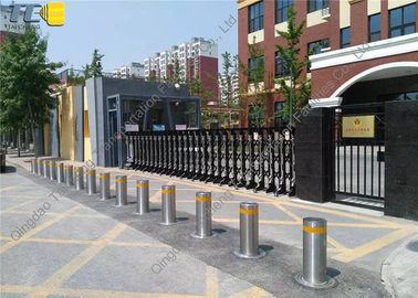 Prenda impermeable de acero inoxidable del bolardo del estacionamiento del sistema hydráulico