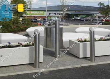 Good price Barrera fija del estacionamiento del poste de la galvanización de la inmersión caliente pulida y cepillada en línea