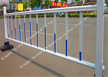 Good price Hormigón galvanizado de la tubería de acero de la cerca del borde de la carretera de la inmersión caliente para la seguridad de tráfico por carretera en línea
