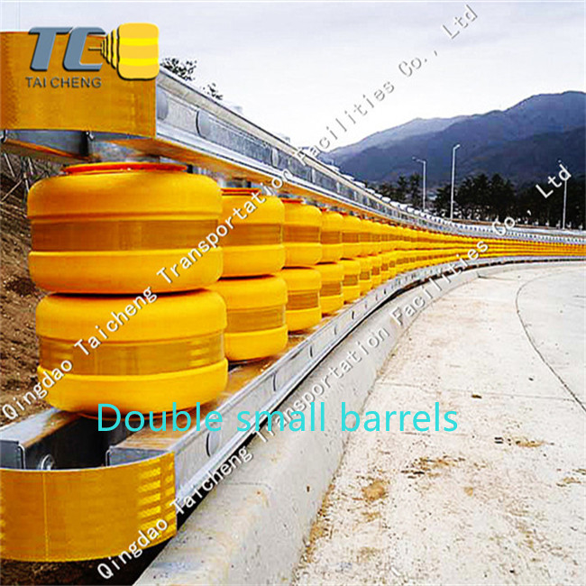 Barreras del barril del rodillo de la resistencia de choque para la esquina 9 del túnel de la carretera